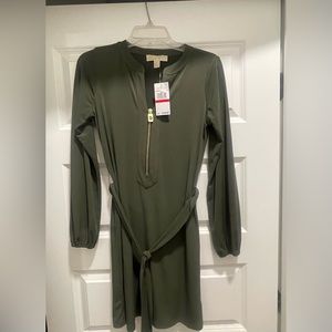 MK Olive Green Dress Size XS. NWT